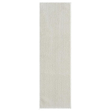 Washable Comfy Plain CMF00 Cream Runner-Desire Rugs-Rug Love - The Most Loved Rug Store